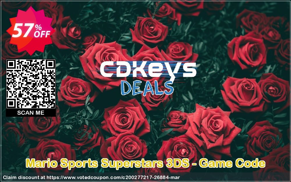 Mario Sports Superstars 3DS - Game Code Coupon, discount Mario Sports Superstars 3DS - Game Code Deal. Promotion: Mario Sports Superstars 3DS - Game Code Exclusive Easter Sale offer 