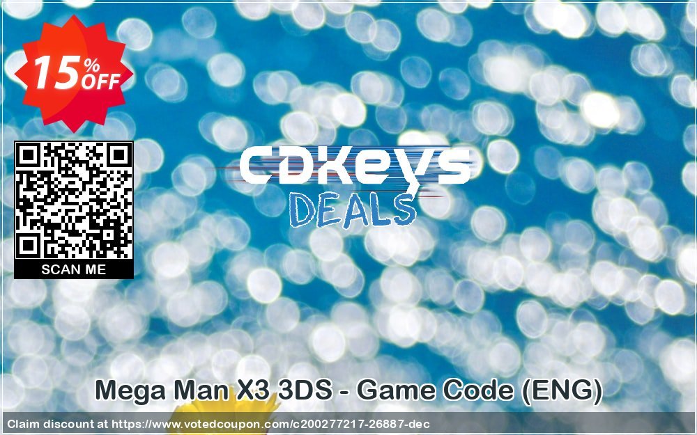 Mega Man X3 3DS - Game Code, ENG  Coupon Code Apr 2024, 15% OFF - VotedCoupon