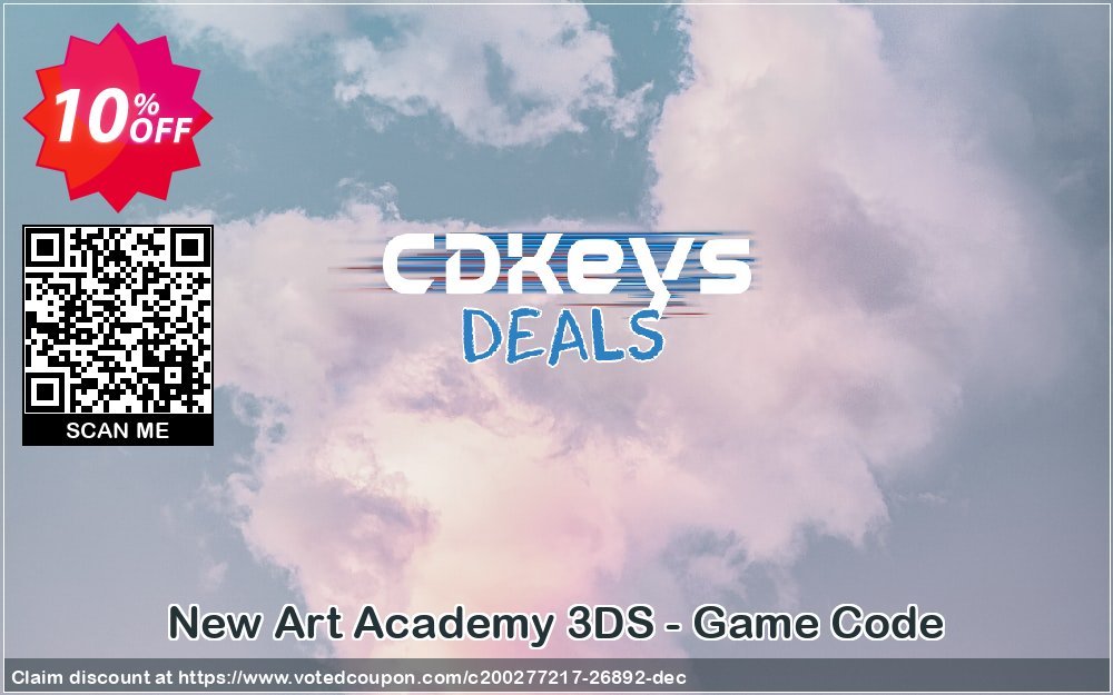 New Art Academy 3DS - Game Code Coupon, discount New Art Academy 3DS - Game Code Deal. Promotion: New Art Academy 3DS - Game Code Exclusive Easter Sale offer 