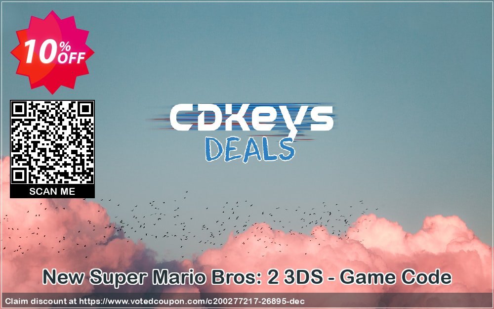 New Super Mario Bros: 2 3DS - Game Code Coupon Code May 2024, 10% OFF - VotedCoupon