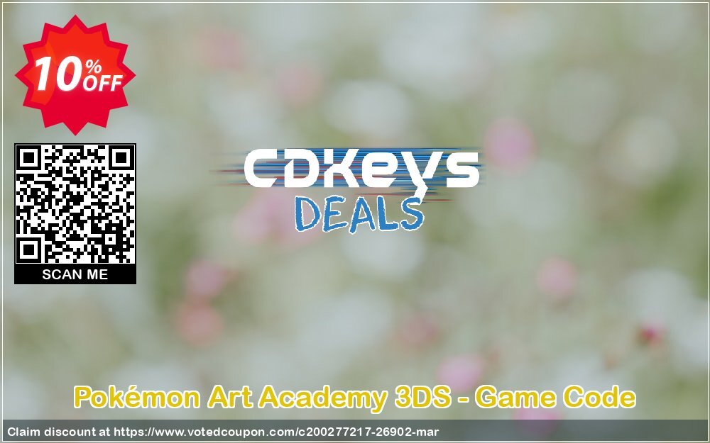 Pokémon Art Academy 3DS - Game Code Coupon, discount Pokémon Art Academy 3DS - Game Code Deal. Promotion: Pokémon Art Academy 3DS - Game Code Exclusive Easter Sale offer 