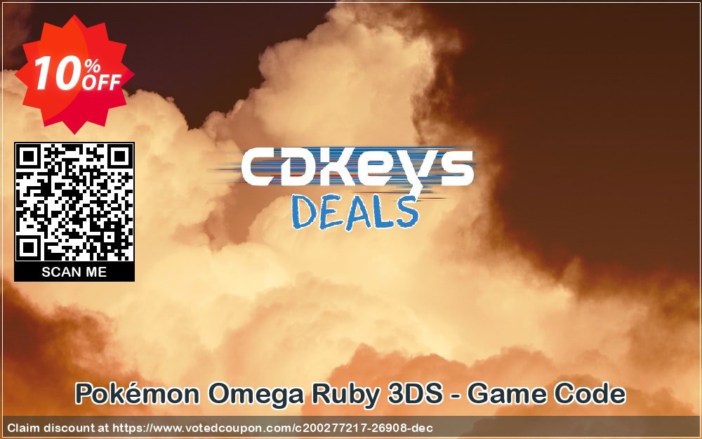 Pokémon Omega Ruby 3DS - Game Code
