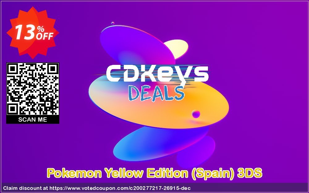 Pokemon Yellow Edition, Spain 3DS Coupon Code Apr 2024, 13% OFF - VotedCoupon