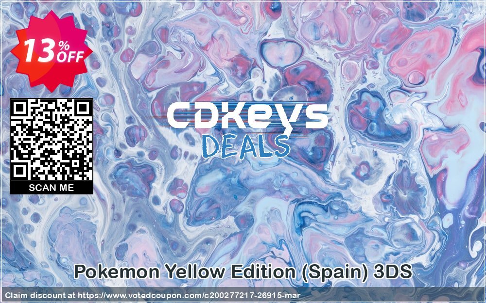 Pokemon Yellow Edition, Spain 3DS Coupon Code Apr 2024, 13% OFF - VotedCoupon