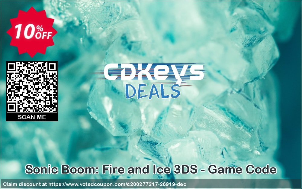 Sonic Boom: Fire and Ice 3DS - Game Code Coupon Code Apr 2024, 10% OFF - VotedCoupon
