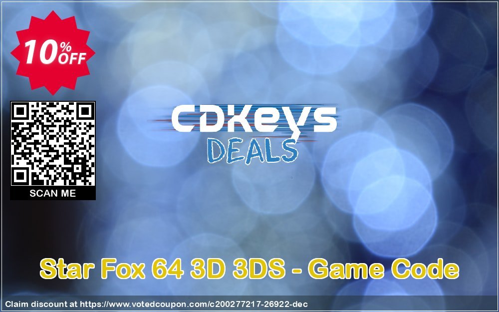 Star Fox 64 3D 3DS - Game Code Coupon Code Apr 2024, 10% OFF - VotedCoupon