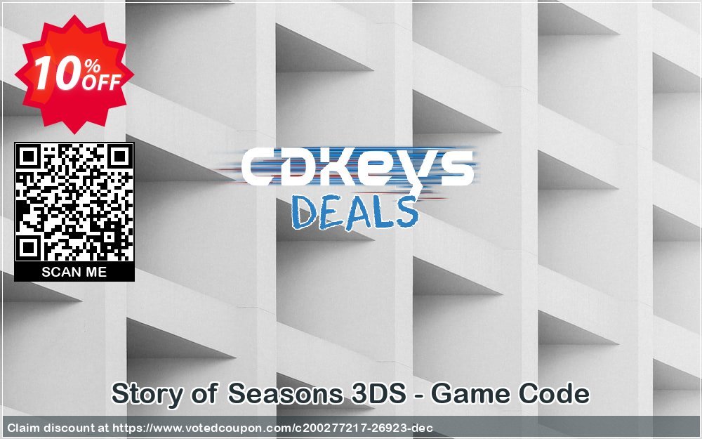 Story of Seasons 3DS - Game Code Coupon Code May 2024, 10% OFF - VotedCoupon