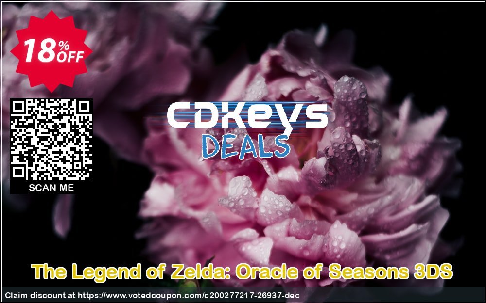The Legend of Zelda: Oracle of Seasons 3DS Coupon, discount The Legend of Zelda: Oracle of Seasons 3DS Deal. Promotion: The Legend of Zelda: Oracle of Seasons 3DS Exclusive Easter Sale offer 