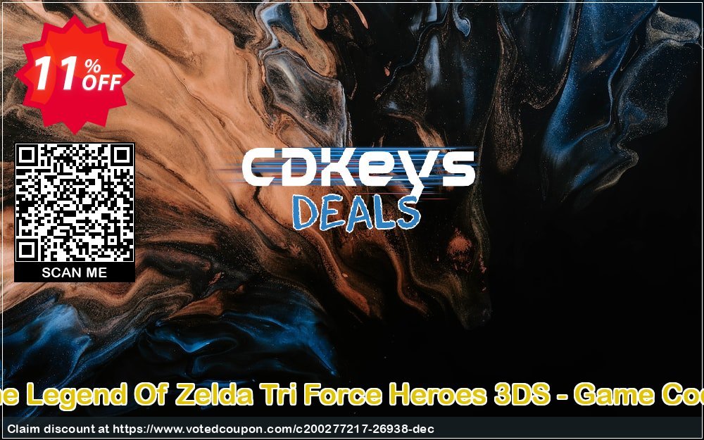 The Legend Of Zelda Tri Force Heroes 3DS - Game Code Coupon Code Apr 2024, 11% OFF - VotedCoupon