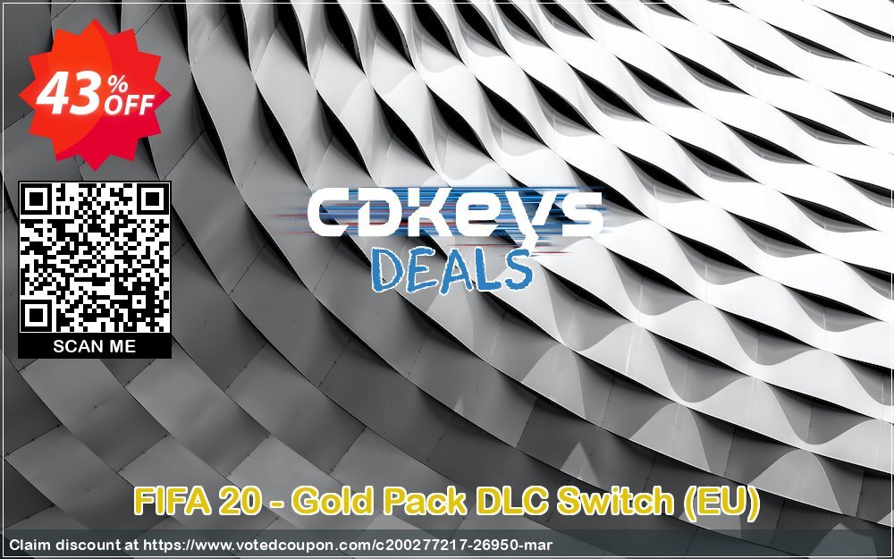 FIFA 20 - Gold Pack DLC Switch, EU  Coupon Code Apr 2024, 43% OFF - VotedCoupon