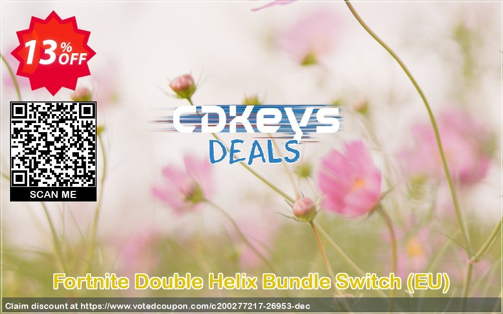 Fortnite Double Helix Bundle Switch, EU  Coupon, discount Fortnite Double Helix Bundle Switch (EU) Deal. Promotion: Fortnite Double Helix Bundle Switch (EU) Exclusive Easter Sale offer 