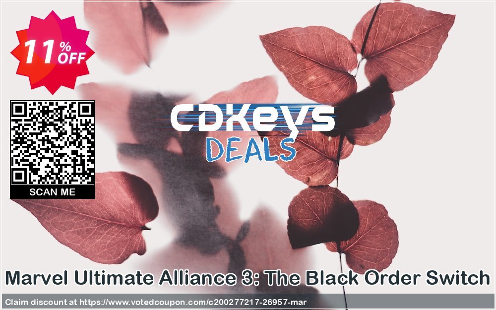 Marvel Ultimate Alliance 3: The Black Order Switch Coupon, discount Marvel Ultimate Alliance 3: The Black Order Switch Deal. Promotion: Marvel Ultimate Alliance 3: The Black Order Switch Exclusive Easter Sale offer 