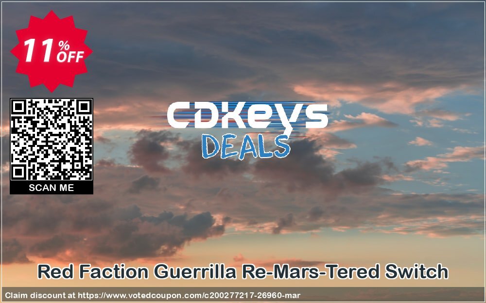 Red Faction Guerrilla Re-Mars-Tered Switch Coupon Code Apr 2024, 11% OFF - VotedCoupon