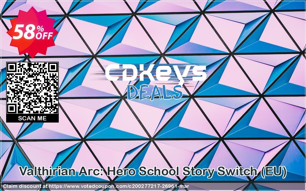 Valthirian Arc: Hero School Story Switch, EU  Coupon, discount Valthirian Arc: Hero School Story Switch (EU) Deal. Promotion: Valthirian Arc: Hero School Story Switch (EU) Exclusive Easter Sale offer 