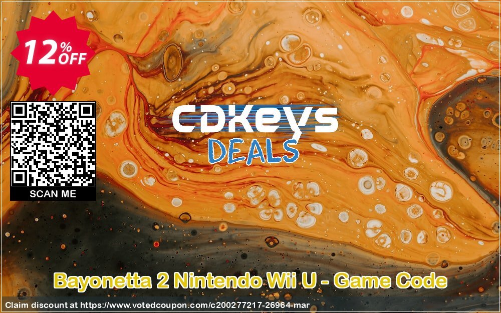 Bayonetta 2 Nintendo Wii U - Game Code Coupon, discount Bayonetta 2 Nintendo Wii U - Game Code Deal. Promotion: Bayonetta 2 Nintendo Wii U - Game Code Exclusive Easter Sale offer 