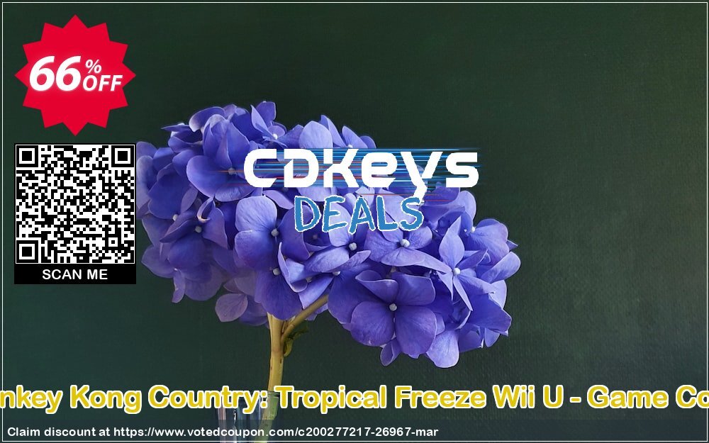 Donkey Kong Country: Tropical Freeze Wii U - Game Code Coupon Code Apr 2024, 66% OFF - VotedCoupon