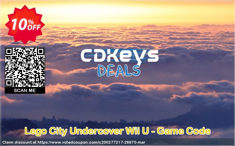 Lego City Undercover Wii U - Game Code Coupon Code Apr 2024, 10% OFF - VotedCoupon