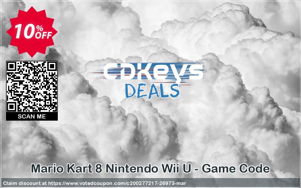 Mario Kart 8 Nintendo Wii U - Game Code Coupon, discount Mario Kart 8 Nintendo Wii U - Game Code Deal. Promotion: Mario Kart 8 Nintendo Wii U - Game Code Exclusive Easter Sale offer 