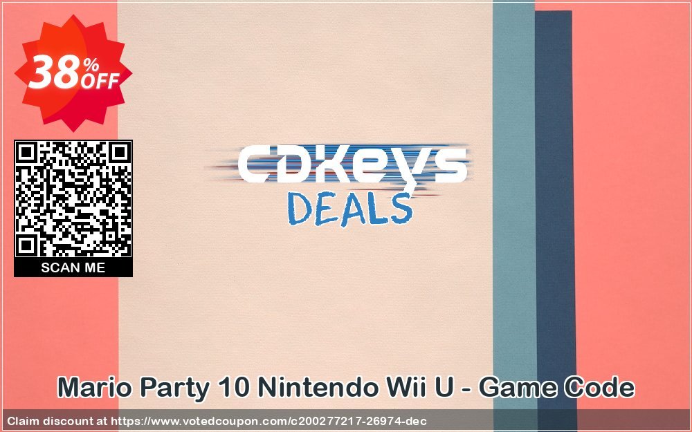 Mario Party 10 Nintendo Wii U - Game Code Coupon Code Apr 2024, 38% OFF - VotedCoupon