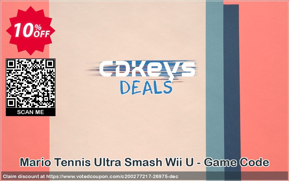 Mario Tennis Ultra Smash Wii U - Game Code Coupon, discount Mario Tennis Ultra Smash Wii U - Game Code Deal. Promotion: Mario Tennis Ultra Smash Wii U - Game Code Exclusive Easter Sale offer 