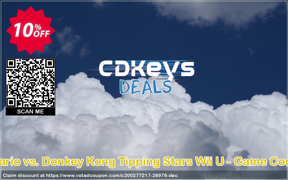 Mario vs. Donkey Kong Tipping Stars Wii U - Game Code Coupon, discount Mario vs. Donkey Kong Tipping Stars Wii U - Game Code Deal. Promotion: Mario vs. Donkey Kong Tipping Stars Wii U - Game Code Exclusive Easter Sale offer 