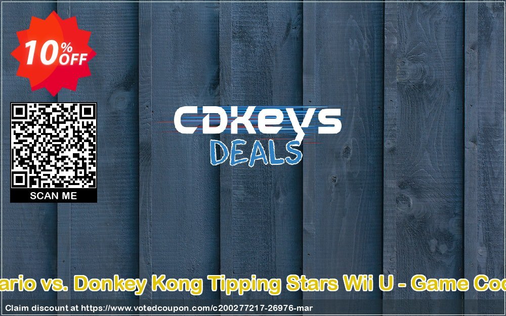 Mario vs. Donkey Kong Tipping Stars Wii U - Game Code Coupon Code Apr 2024, 10% OFF - VotedCoupon