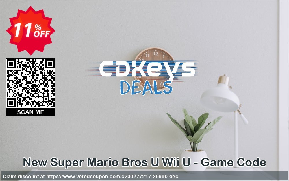 New Super Mario Bros U Wii U - Game Code Coupon, discount New Super Mario Bros U Wii U - Game Code Deal. Promotion: New Super Mario Bros U Wii U - Game Code Exclusive Easter Sale offer 