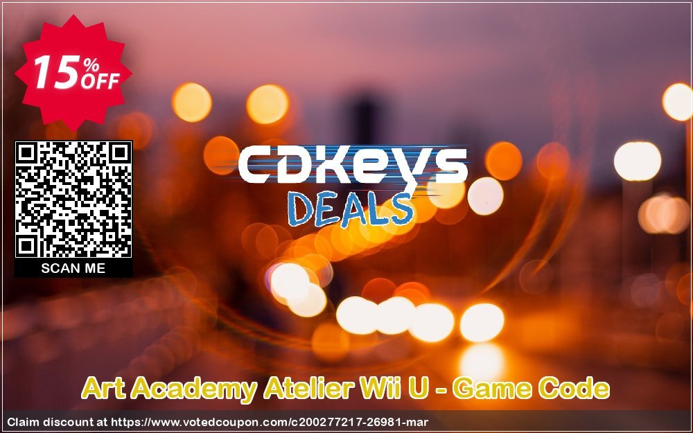 Art Academy Atelier Wii U - Game Code Coupon, discount Art Academy Atelier Wii U - Game Code Deal. Promotion: Art Academy Atelier Wii U - Game Code Exclusive Easter Sale offer 