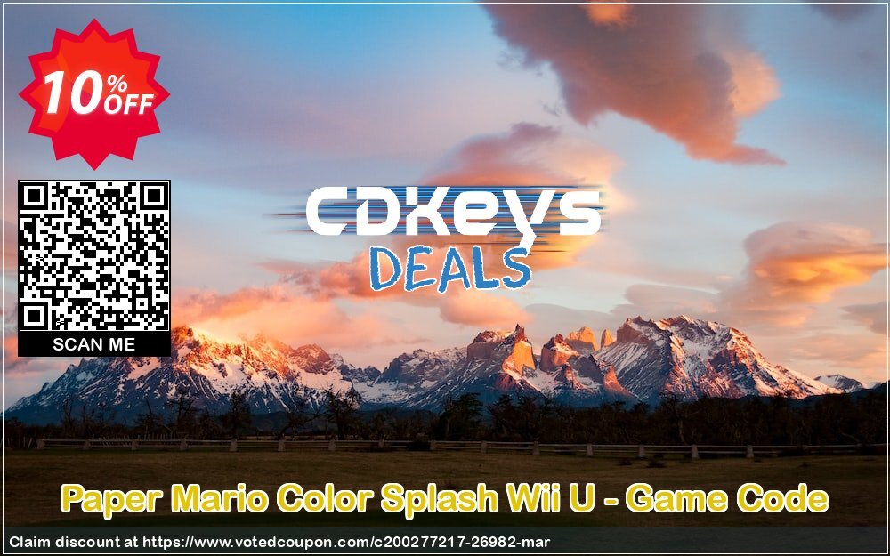 Paper Mario Color Splash Wii U - Game Code Coupon Code May 2024, 10% OFF - VotedCoupon