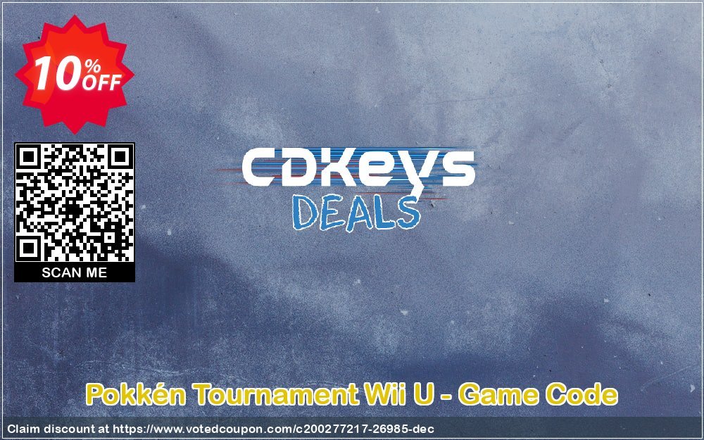 Pokkén Tournament Wii U - Game Code Coupon Code May 2024, 10% OFF - VotedCoupon