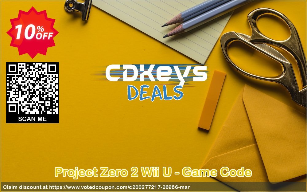 Project Zero 2 Wii U - Game Code Coupon, discount Project Zero 2 Wii U - Game Code Deal. Promotion: Project Zero 2 Wii U - Game Code Exclusive Easter Sale offer 