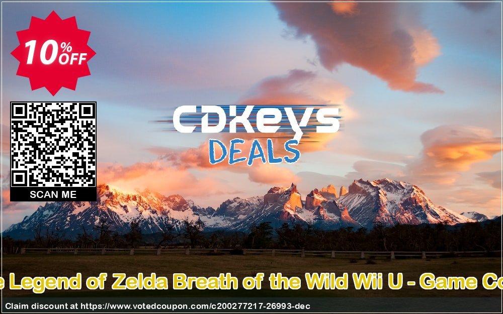 The Legend of Zelda Breath of the Wild Wii U - Game Code
