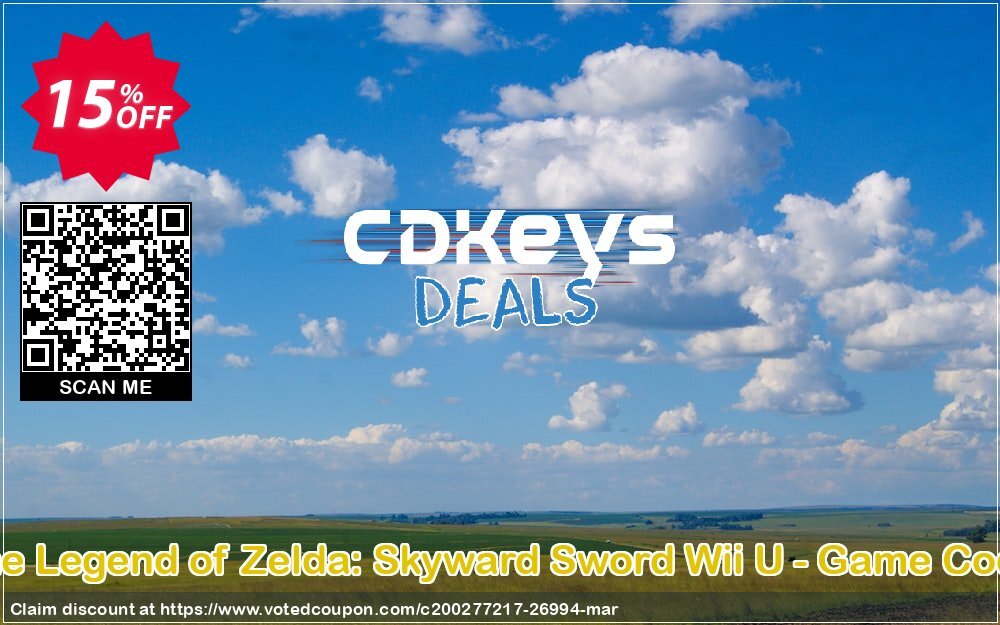 The Legend of Zelda: Skyward Sword Wii U - Game Code Coupon Code Apr 2024, 15% OFF - VotedCoupon