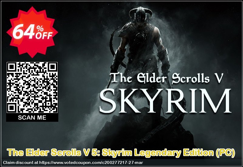 The Elder Scrolls V 5: Skyrim Legendary Edition, PC  Coupon Code Apr 2024, 64% OFF - VotedCoupon