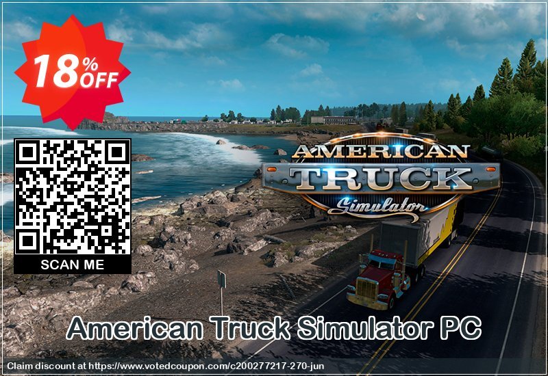 American Truck Simulator PC Coupon, discount American Truck Simulator PC Deal. Promotion: American Truck Simulator PC Exclusive offer 
