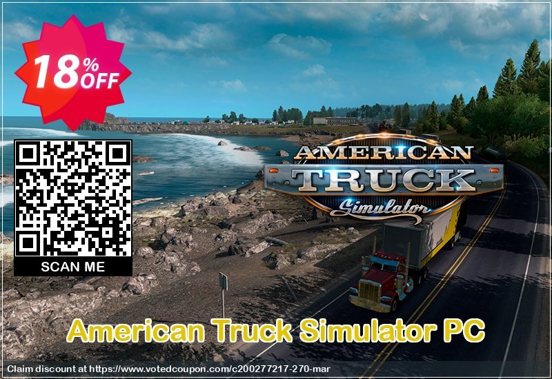 American Truck Simulator PC Coupon, discount American Truck Simulator PC Deal. Promotion: American Truck Simulator PC Exclusive offer 