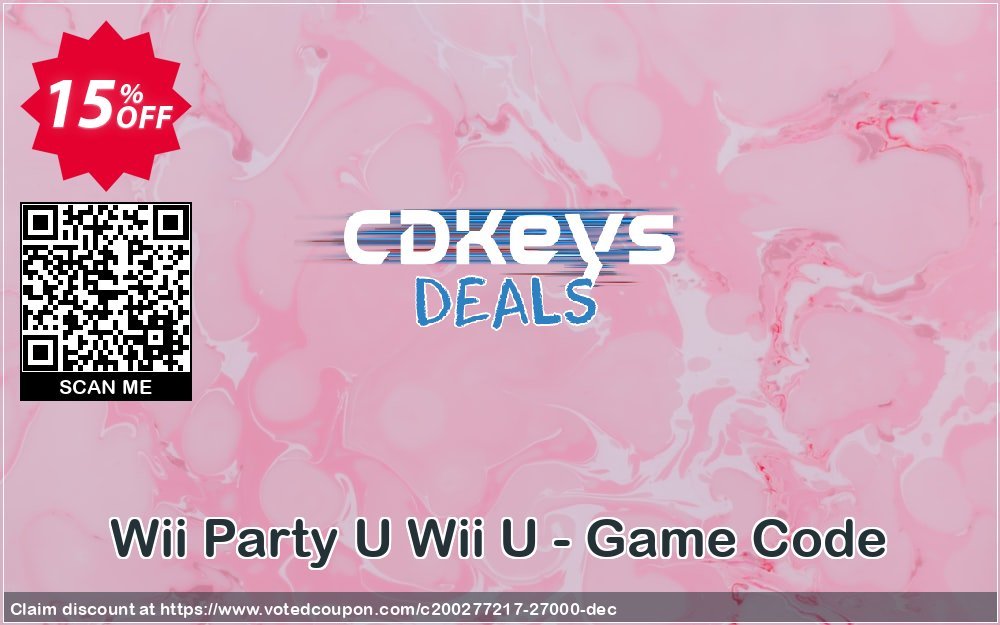 Wii Party U Wii U - Game Code