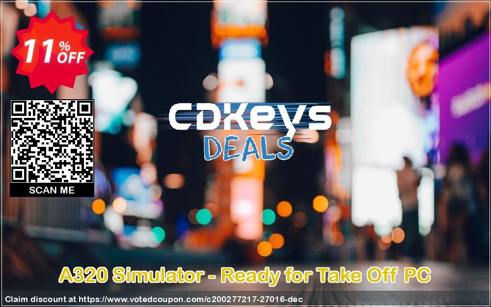 A320 Simulator - Ready for Take Off PC Coupon, discount A320 Simulator - Ready for Take Off PC Deal. Promotion: A320 Simulator - Ready for Take Off PC Exclusive Easter Sale offer 
