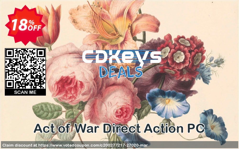 Act of War Direct Action PC Coupon, discount Act of War Direct Action PC Deal. Promotion: Act of War Direct Action PC Exclusive Easter Sale offer 