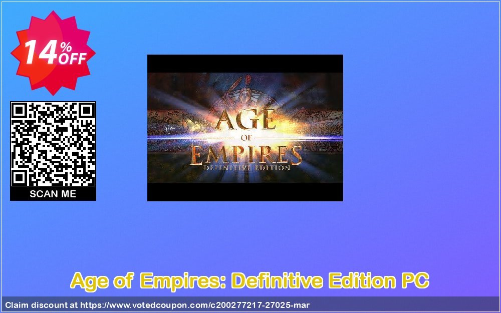 Age of Empires: Definitive Edition PC Coupon, discount Age of Empires: Definitive Edition PC Deal. Promotion: Age of Empires: Definitive Edition PC Exclusive Easter Sale offer 