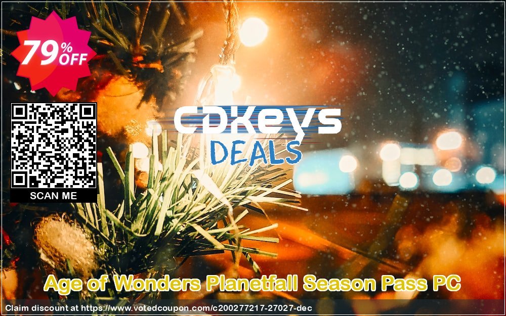 Age of Wonders Planetfall Season Pass PC Coupon, discount Age of Wonders Planetfall Season Pass PC Deal. Promotion: Age of Wonders Planetfall Season Pass PC Exclusive Easter Sale offer 