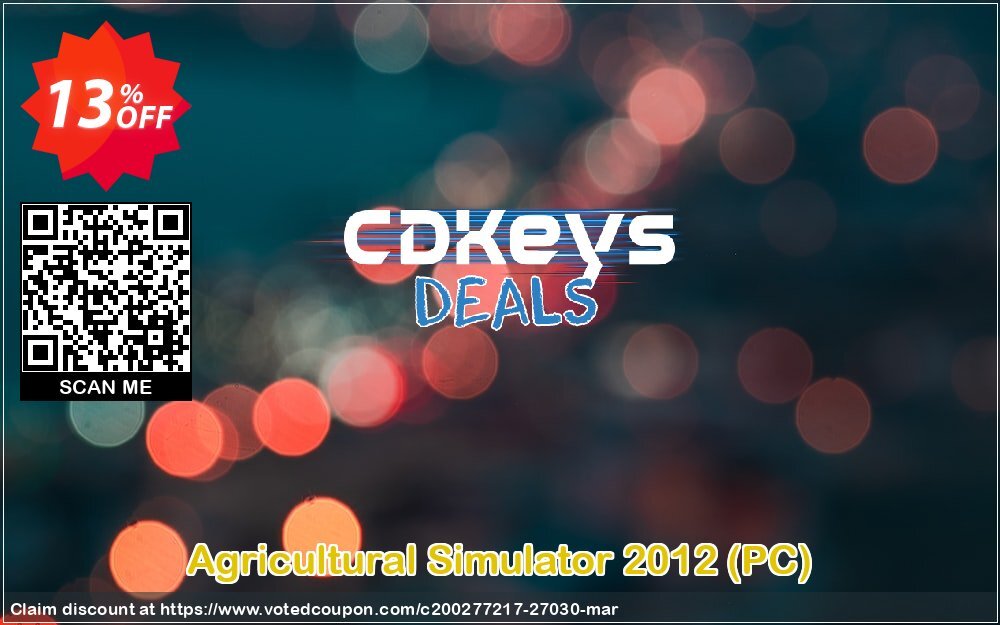 Agricultural Simulator 2012, PC  Coupon Code May 2024, 13% OFF - VotedCoupon