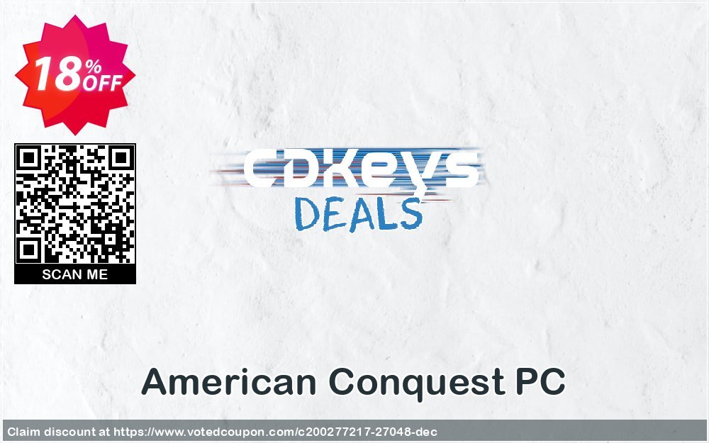 American Conquest PC Coupon Code May 2024, 18% OFF - VotedCoupon