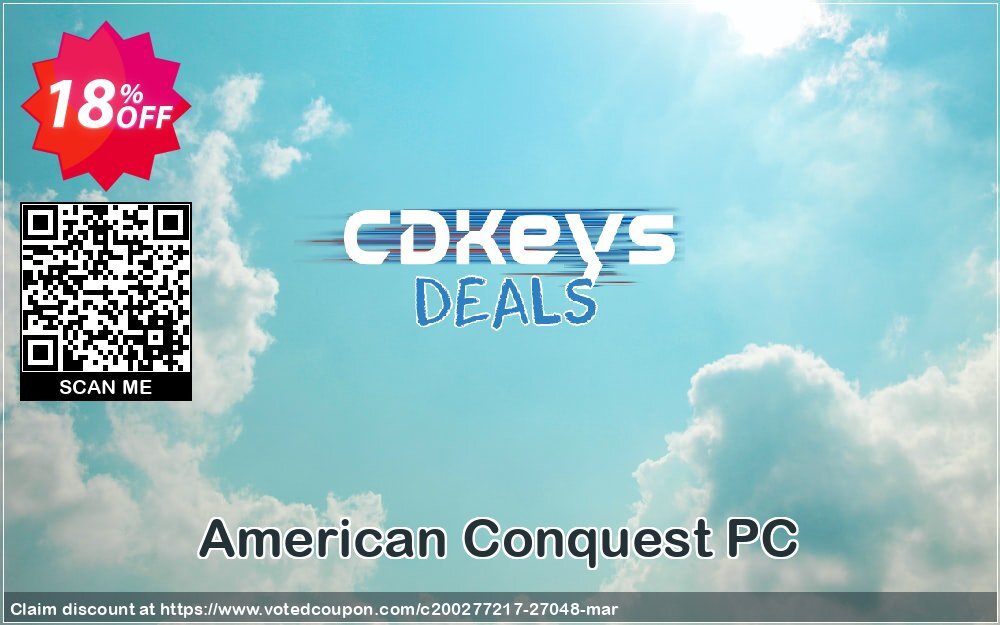 American Conquest PC Coupon, discount American Conquest PC Deal. Promotion: American Conquest PC Exclusive Easter Sale offer 