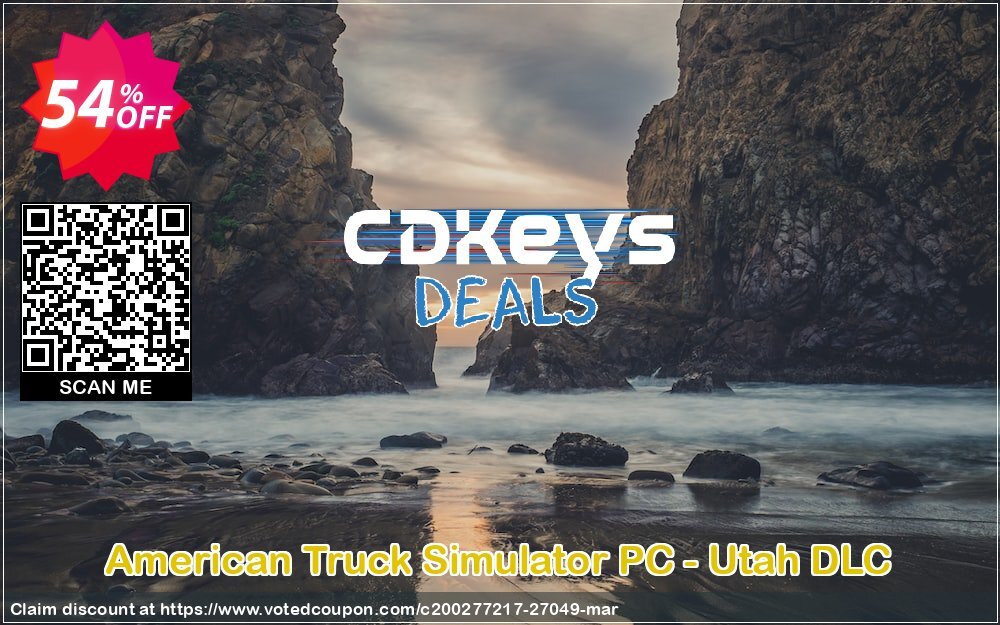 American Truck Simulator PC - Utah DLC Coupon, discount American Truck Simulator PC - Utah DLC Deal. Promotion: American Truck Simulator PC - Utah DLC Exclusive Easter Sale offer 