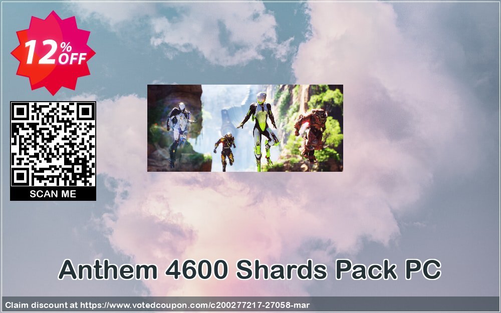 Anthem 4600 Shards Pack PC Coupon Code Apr 2024, 12% OFF - VotedCoupon