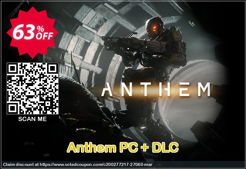 Anthem PC + DLC Coupon, discount Anthem PC + DLC Deal. Promotion: Anthem PC + DLC Exclusive Easter Sale offer 