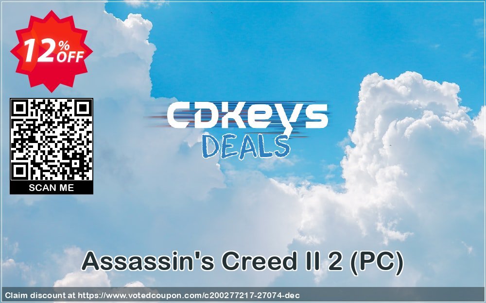 Assassin's Creed II 2, PC  Coupon Code Apr 2024, 12% OFF - VotedCoupon