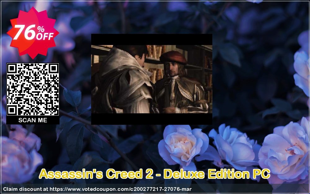 Assassin's Creed 2 - Deluxe Edition PC Coupon Code Apr 2024, 76% OFF - VotedCoupon