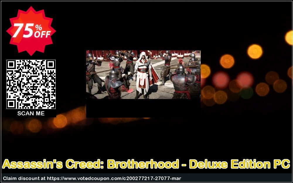 Assassin's Creed: Brotherhood - Deluxe Edition PC Coupon Code Apr 2024, 75% OFF - VotedCoupon